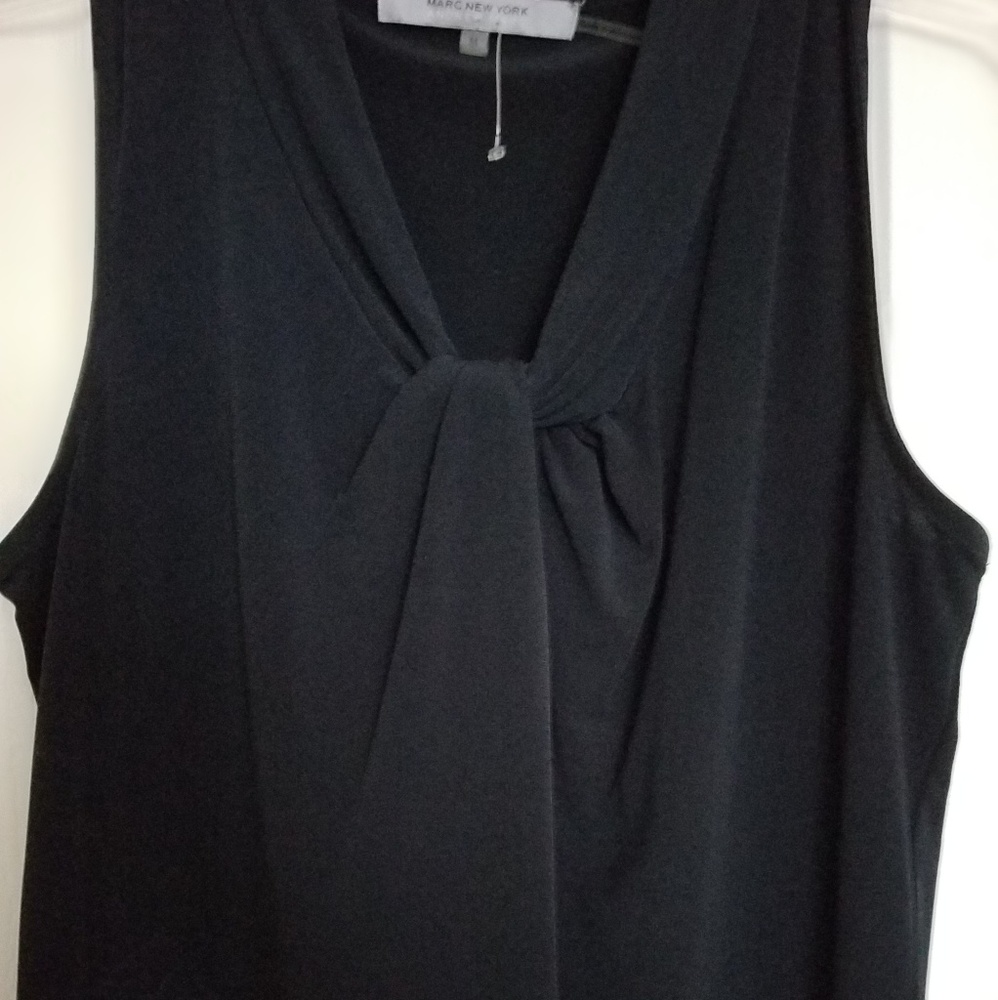 Andrew Marc New York Black sleeveless Blouse